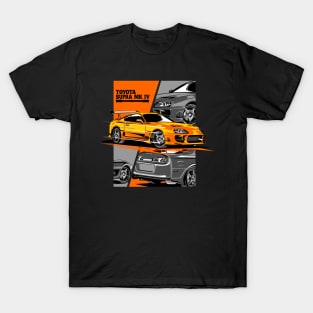 Toyota Supra Orange Mix T-Shirt